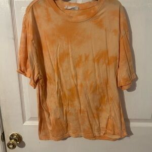 Orange Tie-Dye Women's Top